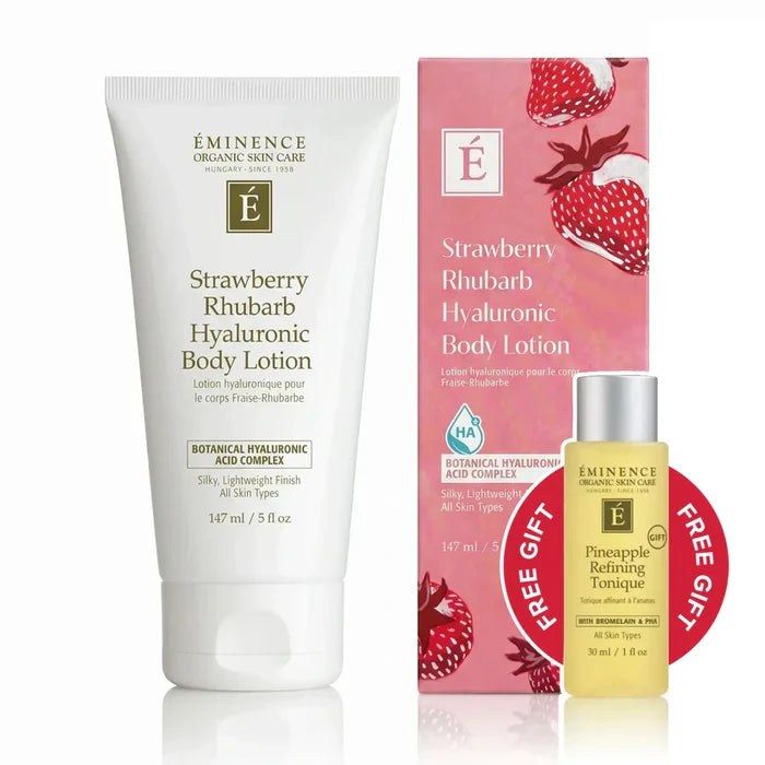 Eminence: Limited Edition Strawberry Rhubarb Hyaluronic Body Lotion