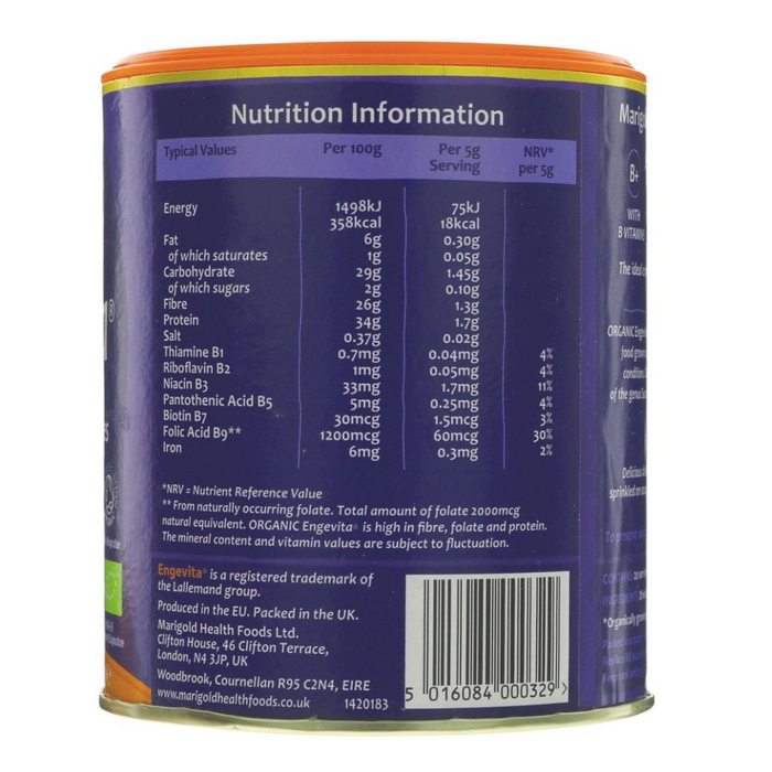 Engevita Organic Nutritional Yeast Flake 100g