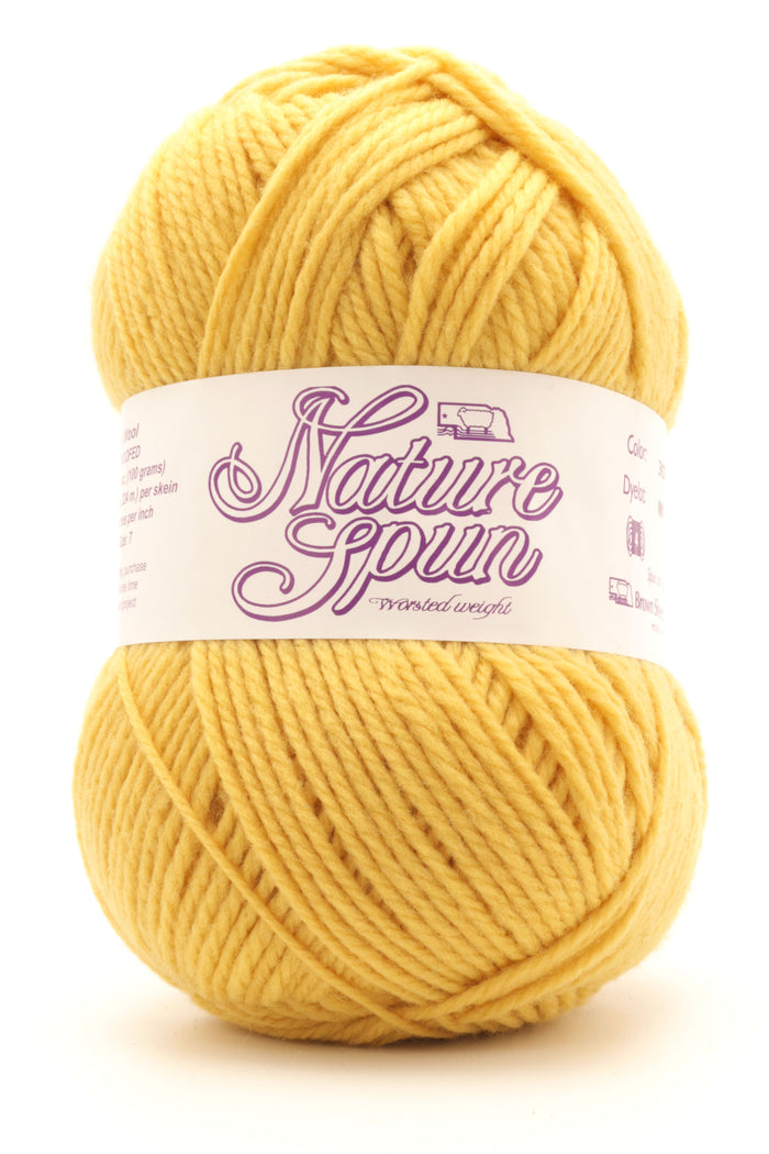 S/M / Brown Sheep Co - Naturespun Worsted / Harvest Wheat 302