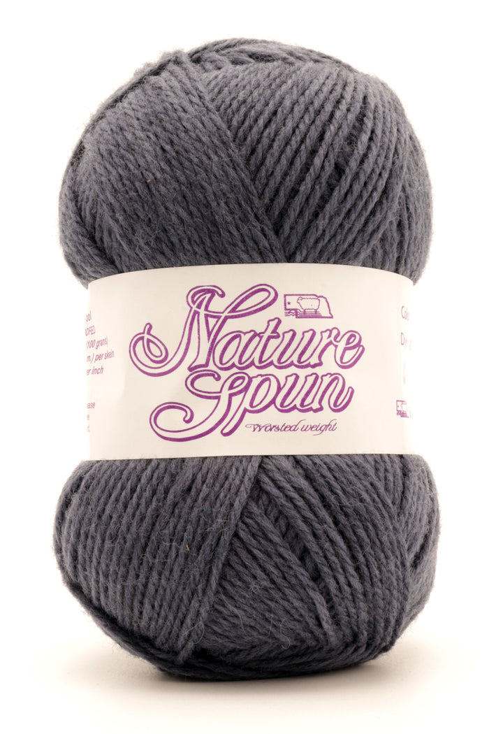 S/M / Brown Sheep Co - Naturespun Worsted / Blue Fog 133