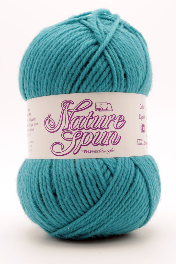 S/M / Brown Sheep Co - Naturespun Worsted / Turquoise Wonder N78