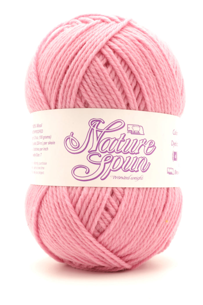 S/M / Brown Sheep Co - Naturespun Worsted / Victorian Pink N87