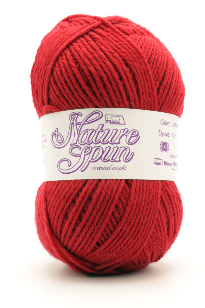 S/M / Brown Sheep Co - Naturespun Worsted / Bougainvillea 105