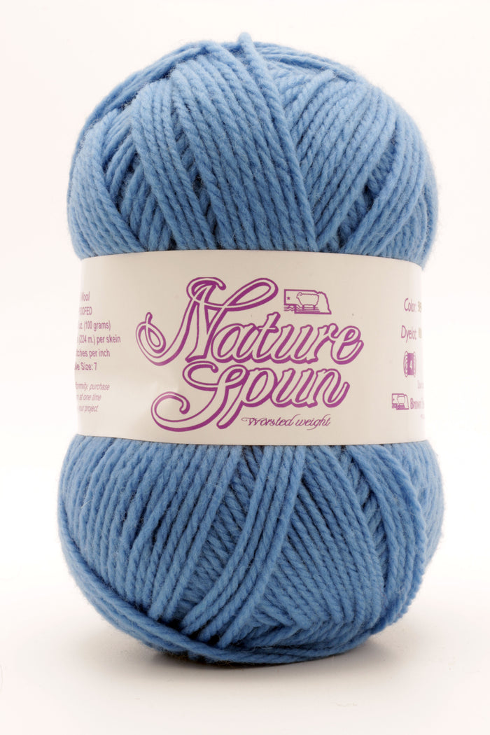 S/M / Brown Sheep Co - Naturespun Worsted / Blue Marina 505