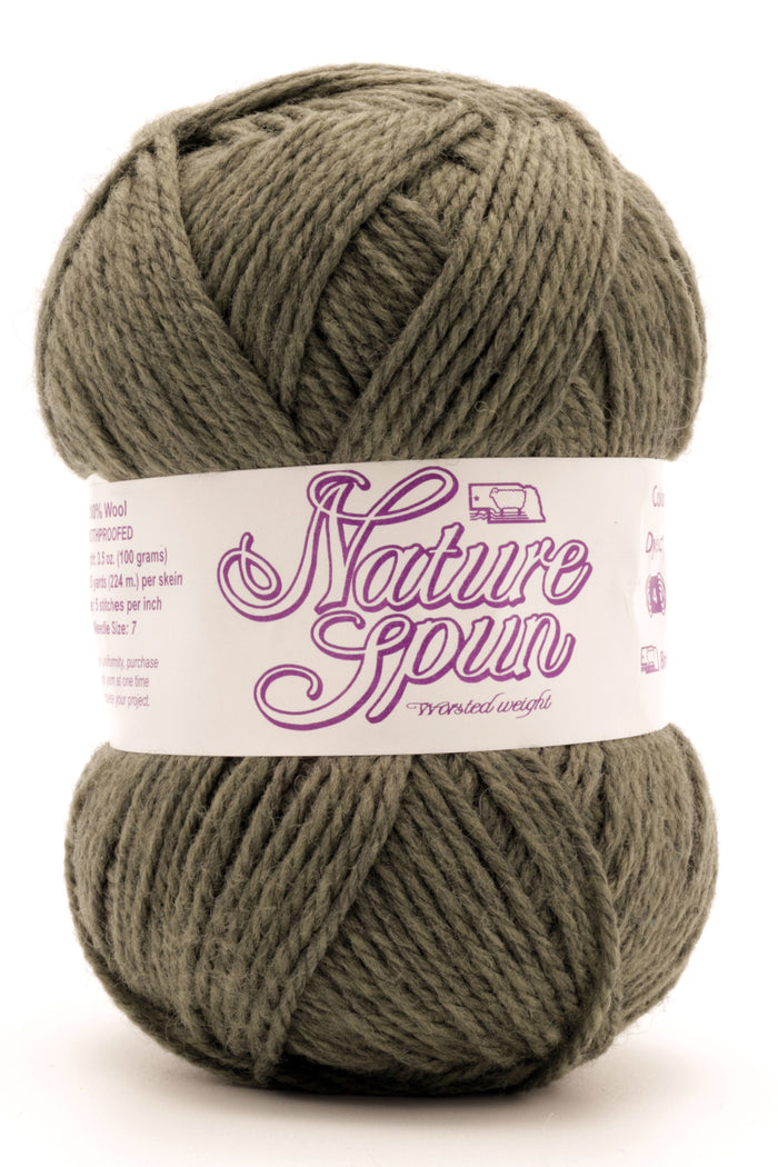 S/M / Brown Sheep Co - Naturespun Worsted / Olive Sprig 149