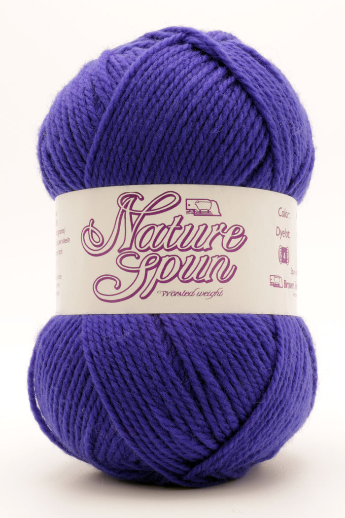 S/M / Brown Sheep Co - Naturespun Worsted / Sapphire N65
