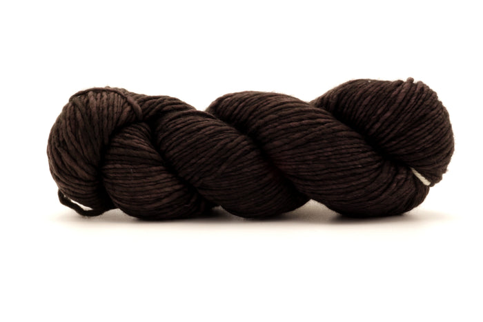 L / Malabrigo - Merino Worsted / Black MM195