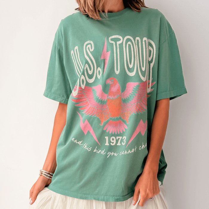 model wearing Fly Bold '73 Tee