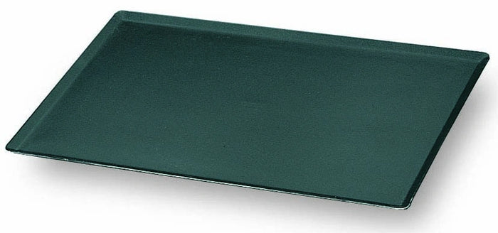 Black French Steel Full Size Baking Sheet on white background.