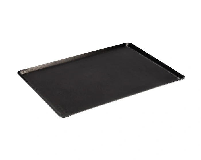 French Steel Full Size Baking Sheet on white background.