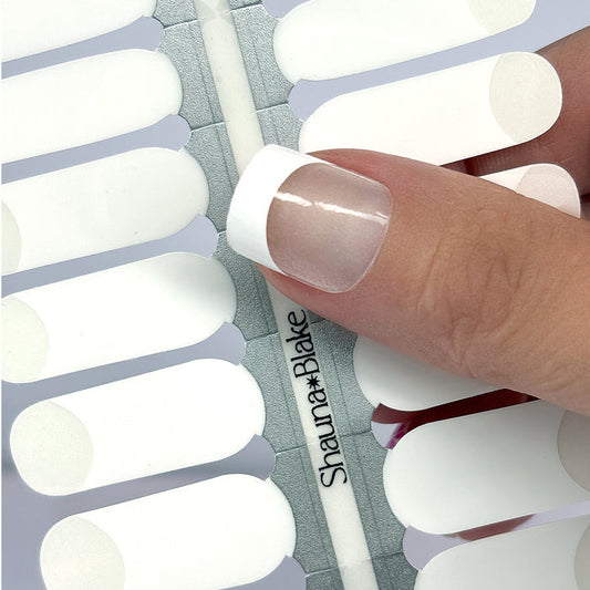 French Tips - White Nail Wraps
