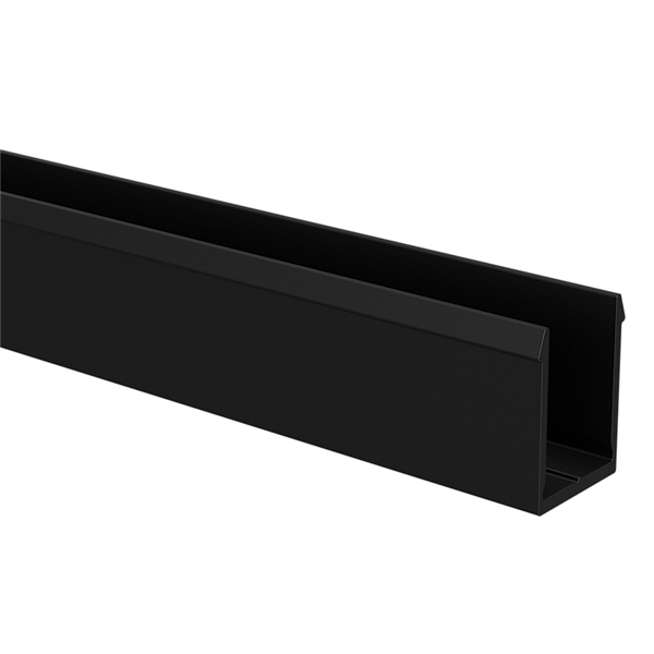 Glass Outlet Gate Infill - Aluminium - 4800mm - Image 1