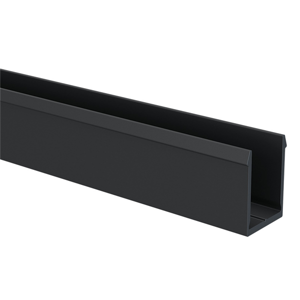 Glass Outlet Gate Infill - Aluminium - 4800mm - Image 2