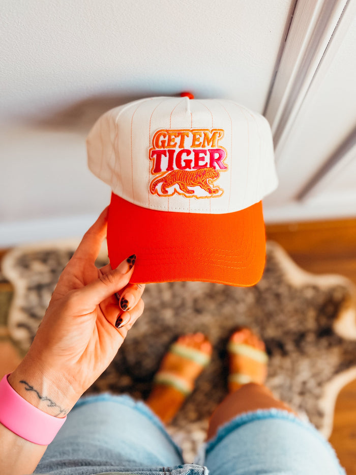 Get ‘Em Tiger Patch Trucker