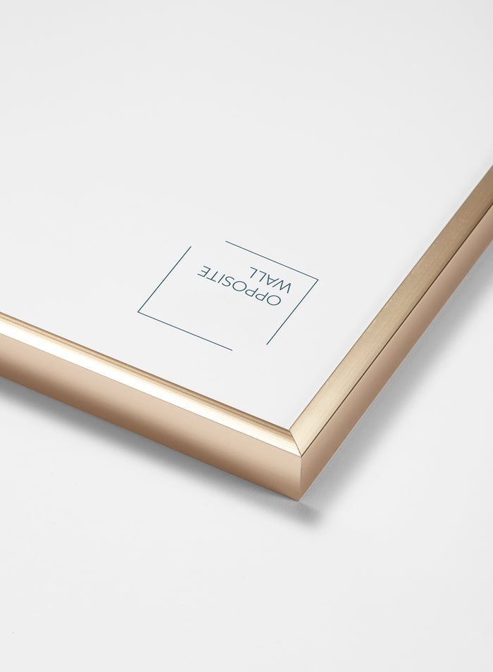 Gold Metal Frame, 24x36 in | 61x91 cm