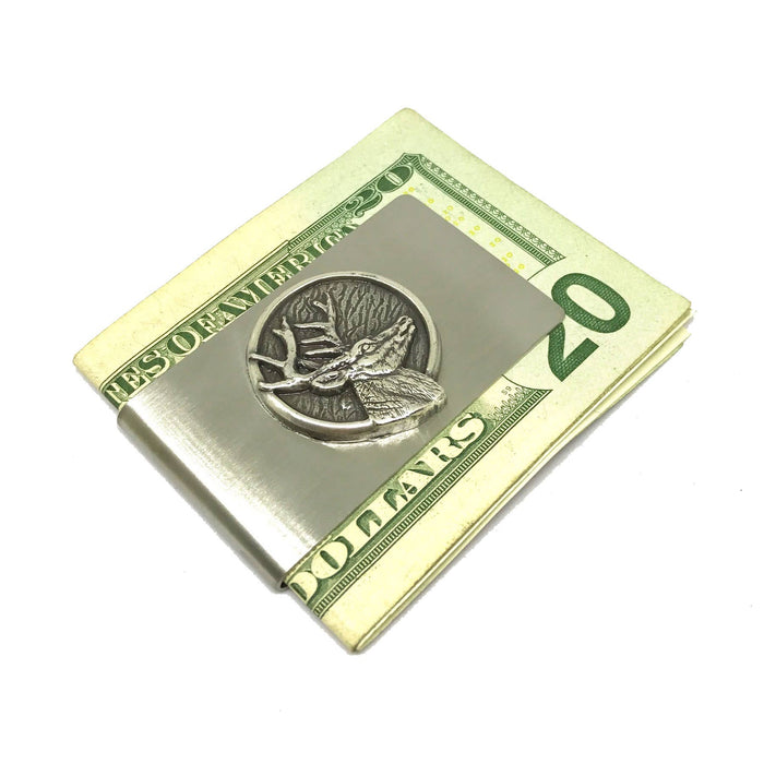 Golf Clubs with Flag Money Clip