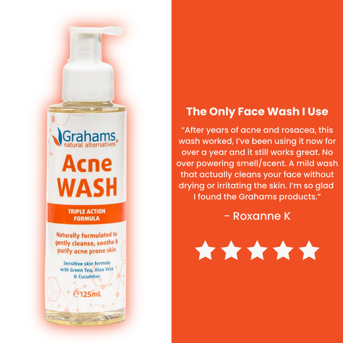 Grahams Natural Acne Wash - 125ml - L'Organic