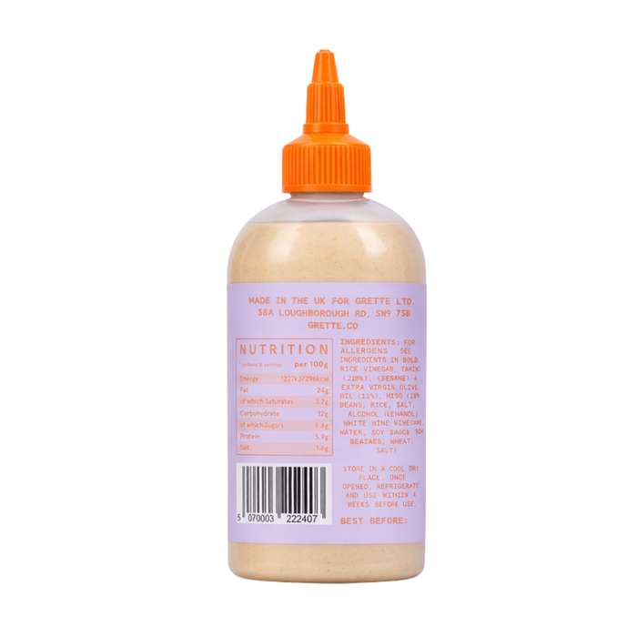 Grette Tahini & Miso Dressing 250ml