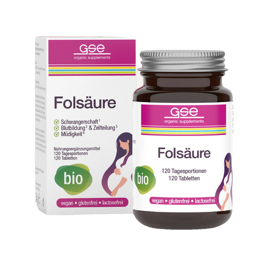 GSE - Folsäure (Bio) - 120 Tabletten