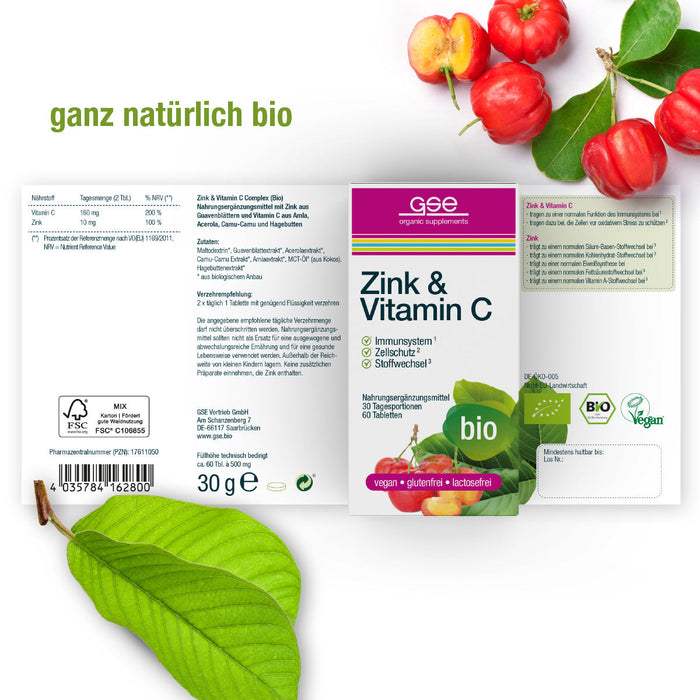 GSE - Zink + Vitamin C (Bio)