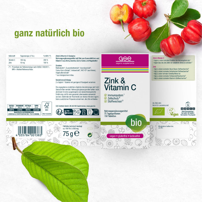 GSE - Zink + Vitamin C (Bio)