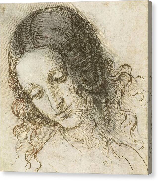 Head of Leda - Canvas Print