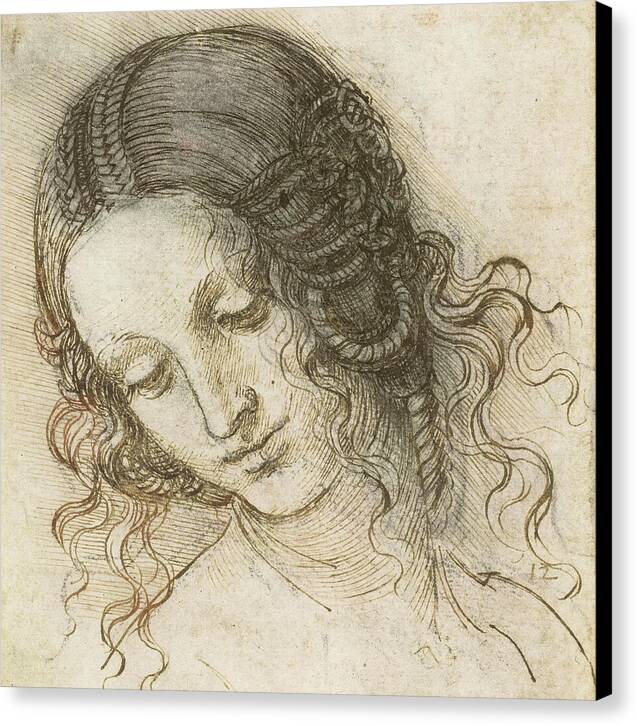 Head of Leda - Canvas Print
