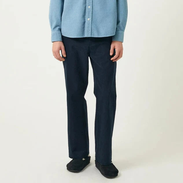 Heavy Twill Trouser in Midnight