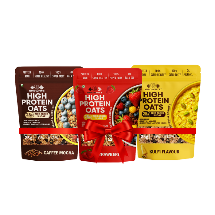High Protein Oats Combo | Pack of 3 | New Flavors