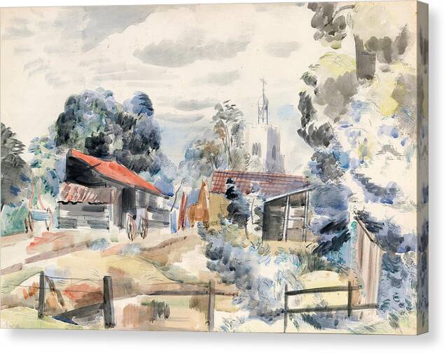 Hillingdon Church, London - Canvas Print