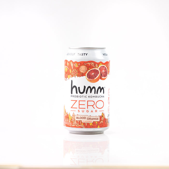 Humm Probiotic Kombucha Zero Sugar Blood Orange 355ml