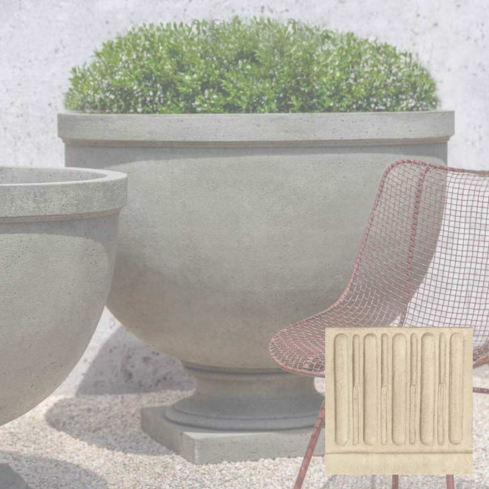 41.5" W x 35.5" H / French Limestone
