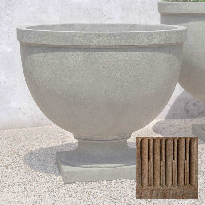 35.5" W x 30.5" H / Aged Limestone