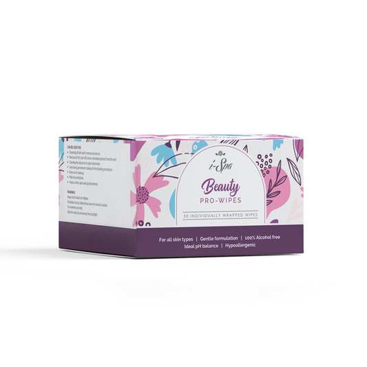 i-Spa Beauty Pro-Wipes | Individual | 50 Wipes