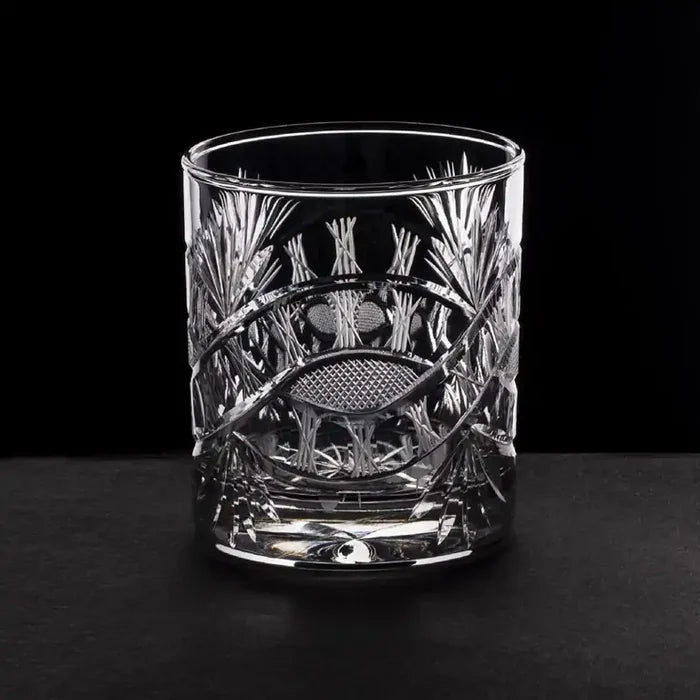 Italian Handcut Nude Crystal Whiskey Glass [LUXE]