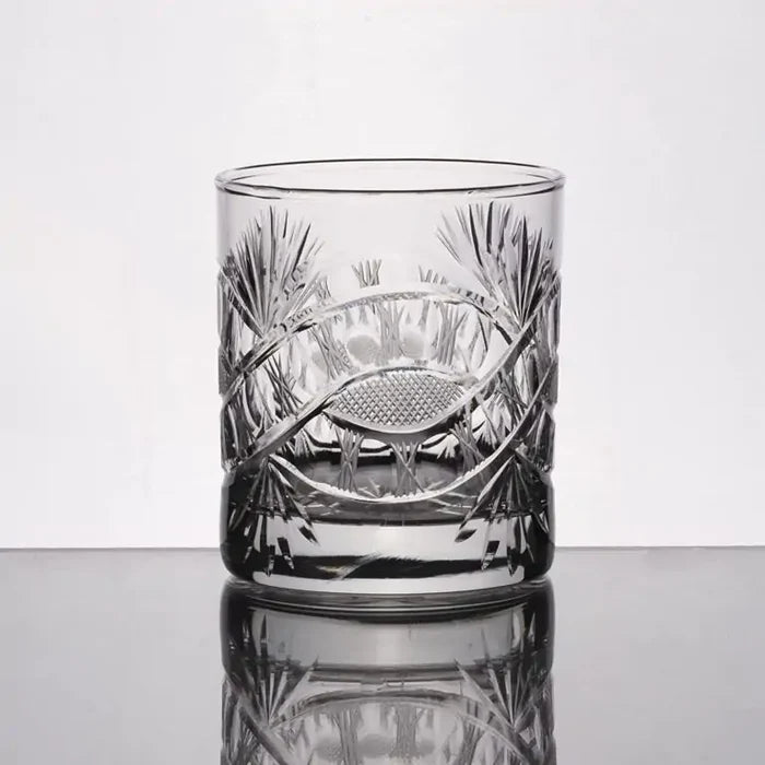 Italian Handcut Nude Crystal Whiskey Glass [LUXE]