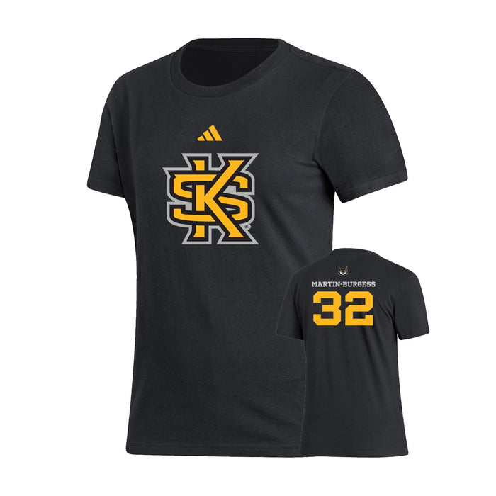 Jaden Martin-Burgess : Women's Fresh Short Sleeve Tee  - Black