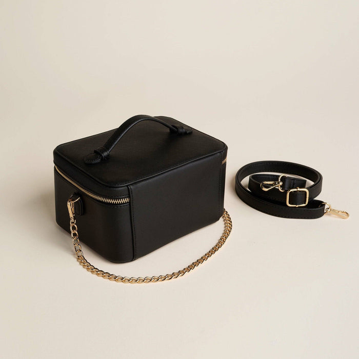 Jetsetter Train Case-Preto Black