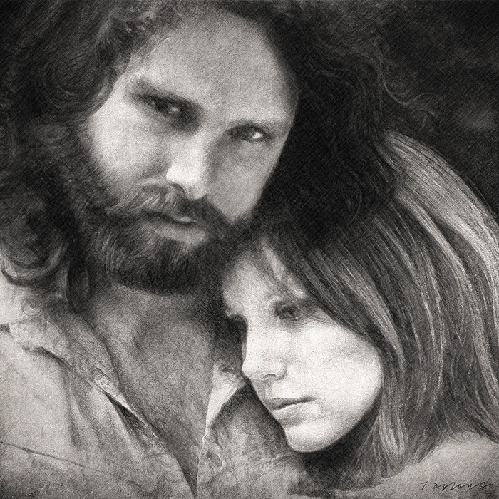 Jim and Pam - Art Print - Zapista