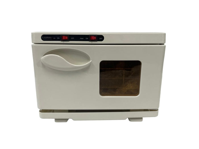 Karma UV Hot Towel Cabinet 8L Black or White - Lashmer