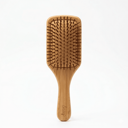 &Keep Bamboo Paddle Hair Brush