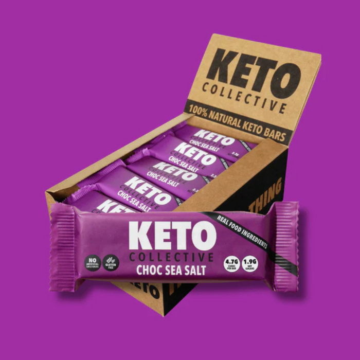 Keto Collective Choc Sea Salt Keto Bar x 15