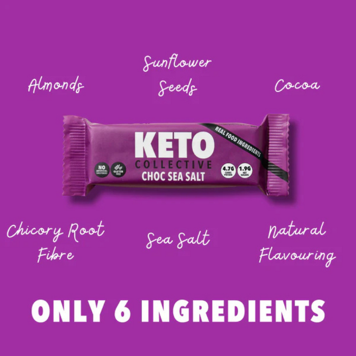 Keto Collective Choc Sea Salt Keto Bar x 15