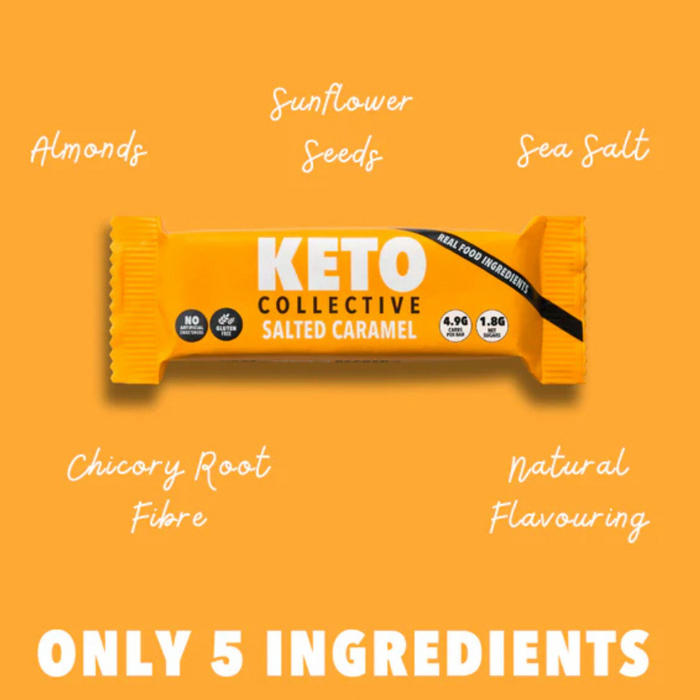 Keto Collective Salted Caramel Keto Bars x 15