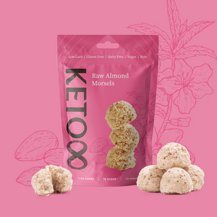 Keto8 Raw Almond Morsels 120g