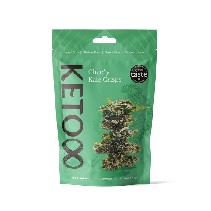 Keto8 Raw Cheesy Kale Crisps 30g