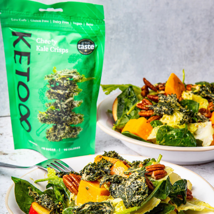 Keto8 Raw Cheesy Kale Crisps 30g