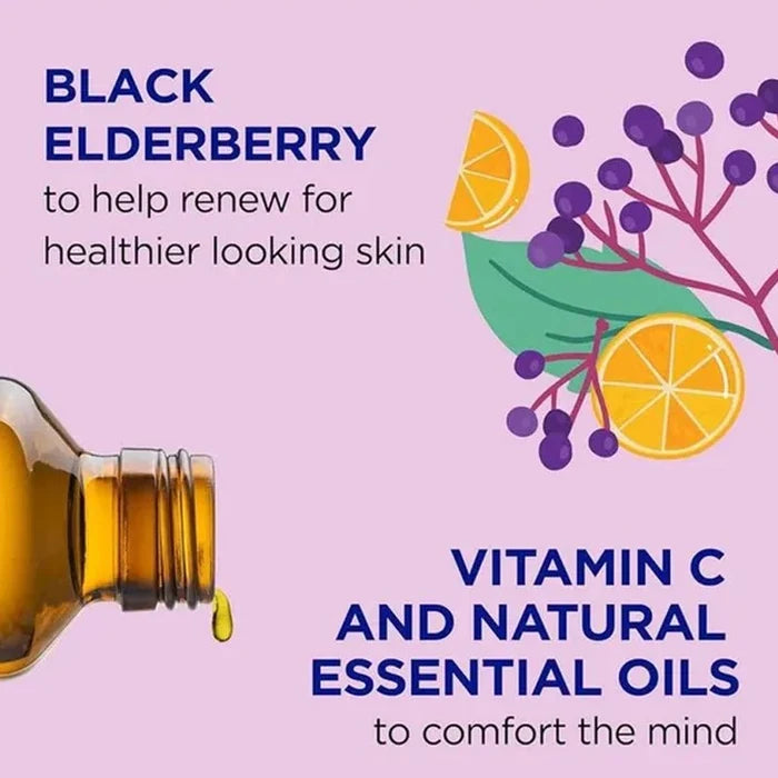 Kids Elderberry Bubble Bath Body Wash & Shampoo - 591ml