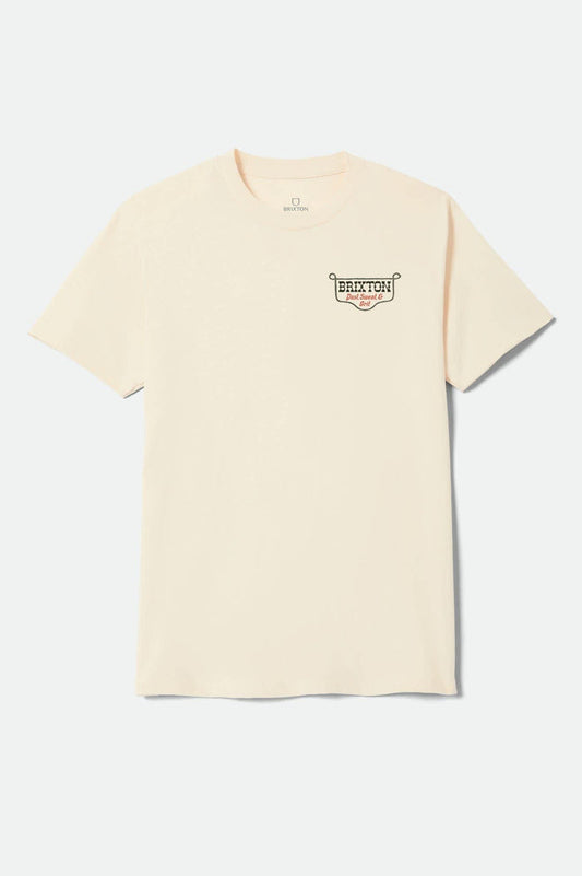 Men's Kinsey Standard T-Shirt in the color Cream - Front Product View