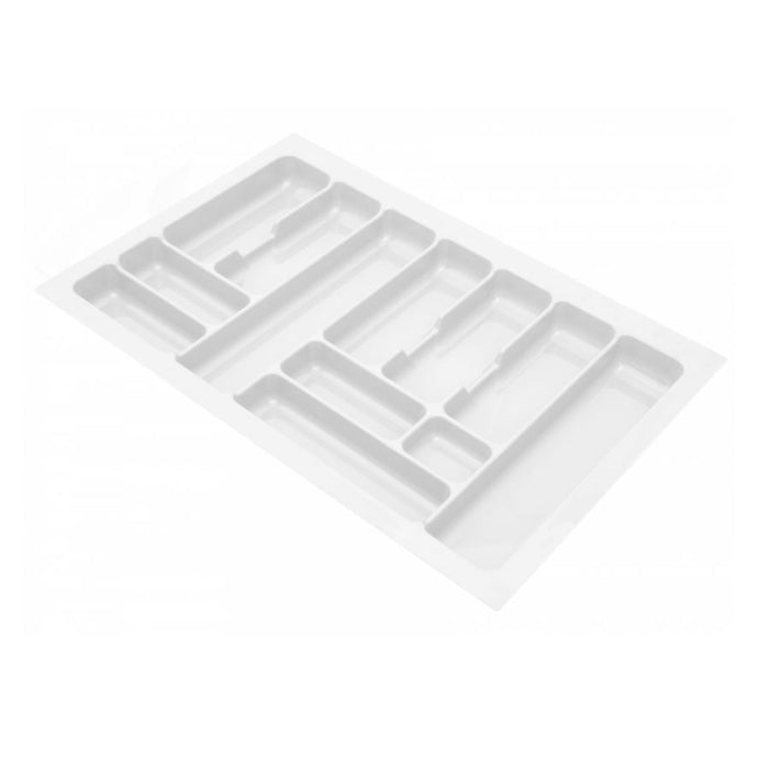 Kitchen drawer liners for Cabinet 32 inch, Depth: 19-5/16 inch - White Cutlery Tray NTP